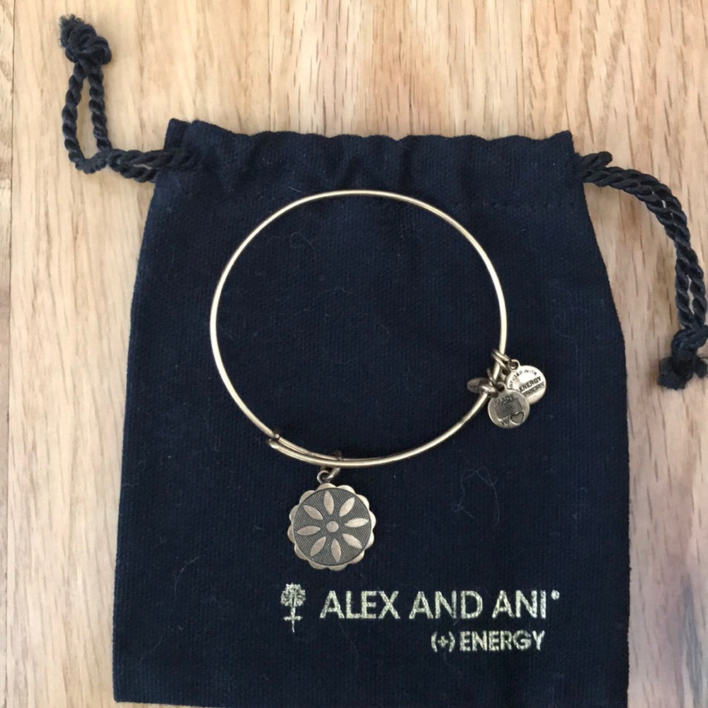 Alex and Ani Flower Bangle